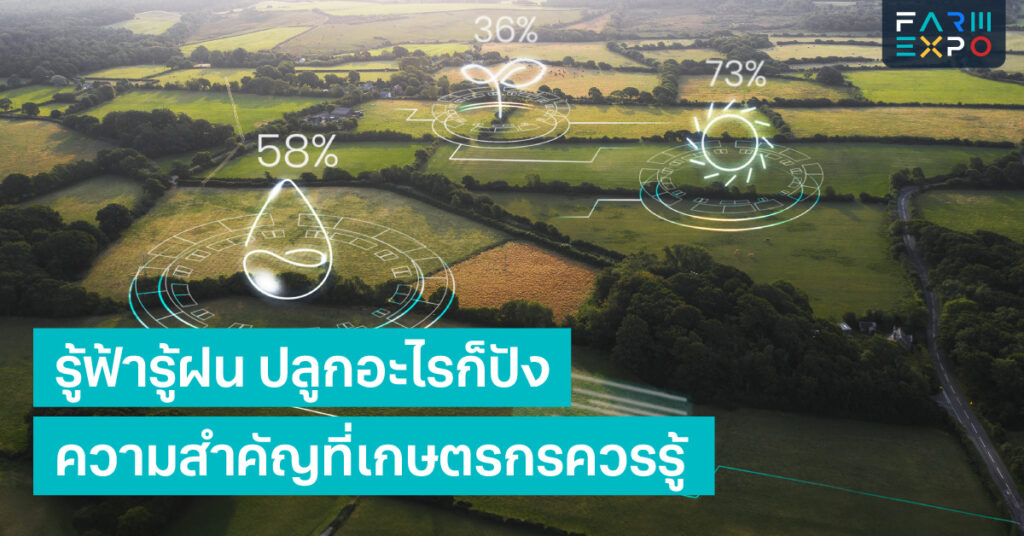 รู้เรื่องฟ้าฝน! หัวใจการทำเกษตรที่ช่วยเพิ่มผลผลิตและลดความเสี่ยง FarmExpo Content 26