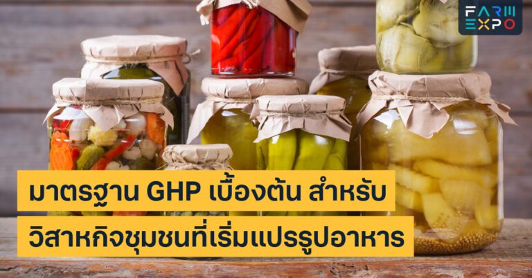 มาตรฐาน GHPเกษตรแปรรูป, สุขอนามัยอาหาร, อย. สินค้าเกษตร, ความปลอดภัยอาหาร, โรงงานเล็ก